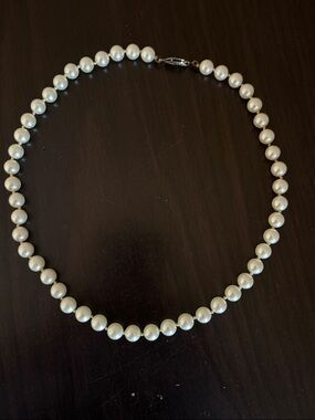 Premier Jewelry faux Classic White Pearl Necklace - Elegant Women's Jewelry